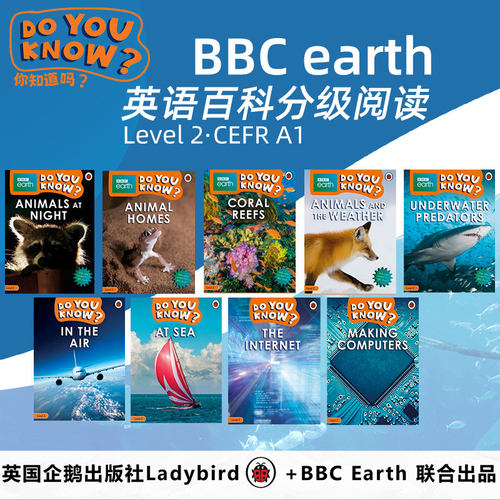 点读版BBC Do You Know科普分级阅读绘本 科普百科分级阅读1 2 3 4级英文原版剑桥少儿英语KET刷分神器自然科普百科英语分级阅读书 - 图1