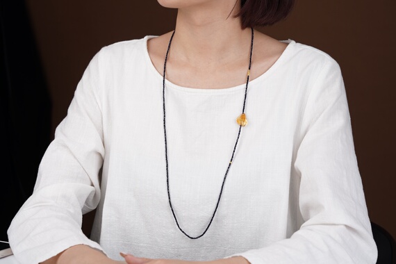 天然水晶项链女款锁骨链轻奢小众设计感高级气质百搭颈链配饰