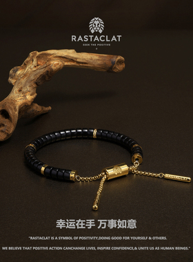 RASTACLAT金银璀璨小狮子手串