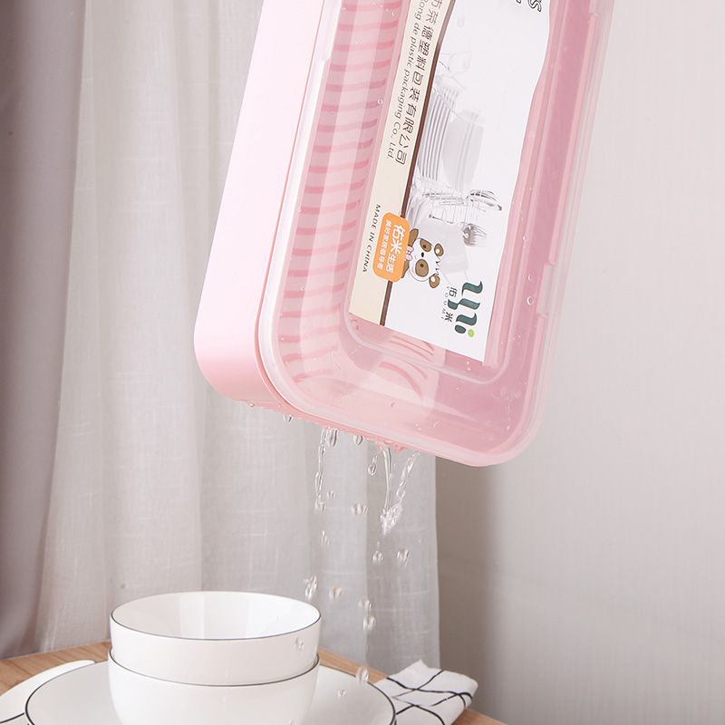 Kitchen plastic bowl and chopstick storage box