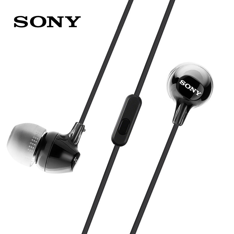 SONY/索尼MDR-EX15AP 耳机入耳式通用重低音耳机线控带麦手机耳塞 - 图3