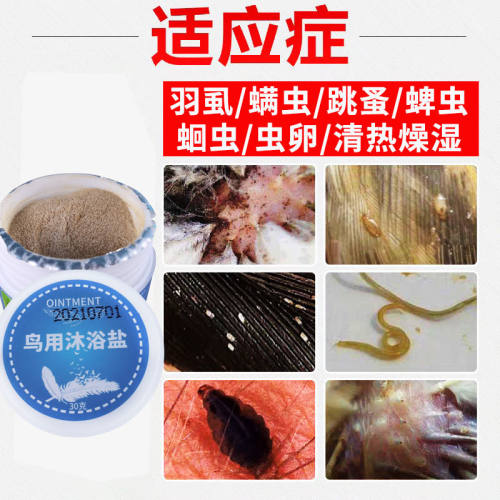 鸟用驱虫洗澡药鸟用沐浴盐洗澡杀虫杀菌除臭除鹦鹉鸟类体外虫止痒 - 图2