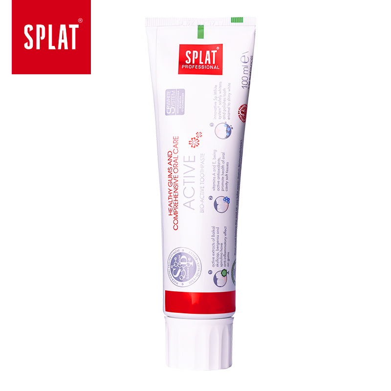 SPLAT斯普雷特原装进口牙膏生物活性清洁口腔螺旋藻护龈牙膏