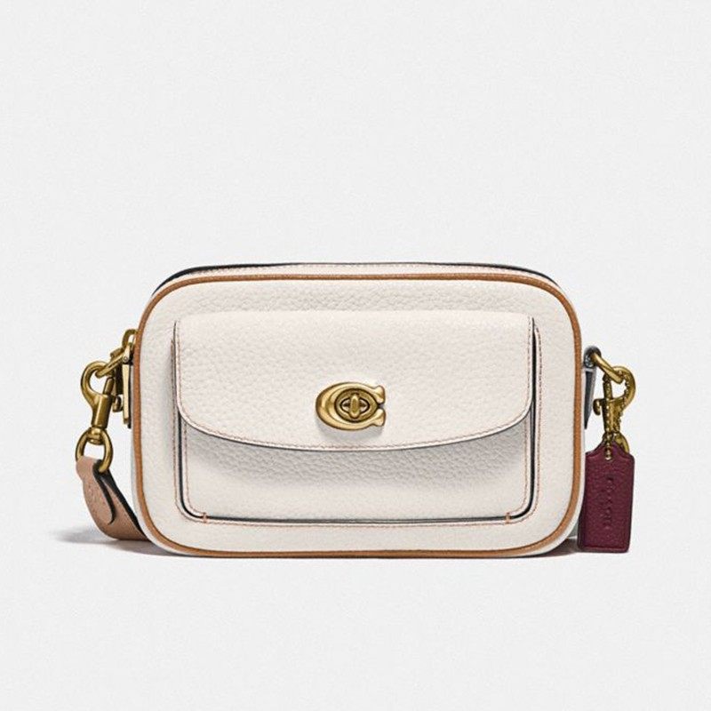 【直营】coach女士willow配皮相机包 天猫国际时尚直营女士包袋