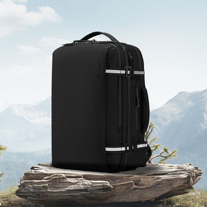 【自营】Samsonite/新秀丽男士日常通勤休闲黑色双肩包 商务出行,淘宝优惠券,粉丝福利购,淘宝优惠卷