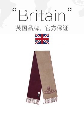 【自营】VIVIENNE WESTWOOD双面设计绒线围巾丝巾81030006 W00ZH