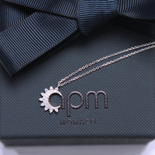 apmMONACO月亮吊坠锁骨链