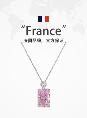 方糖项链女纯银轻奢小众高级颈链