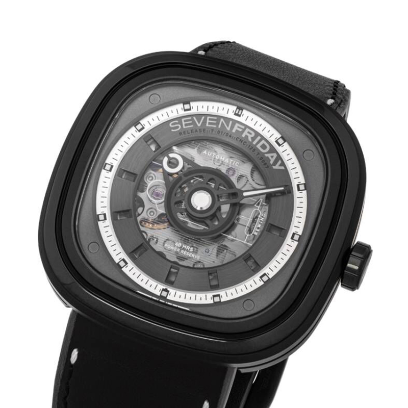 【自营】SEVENFRIDAY七个星期五手表机械男女表瑞士腕表T1/04表盘