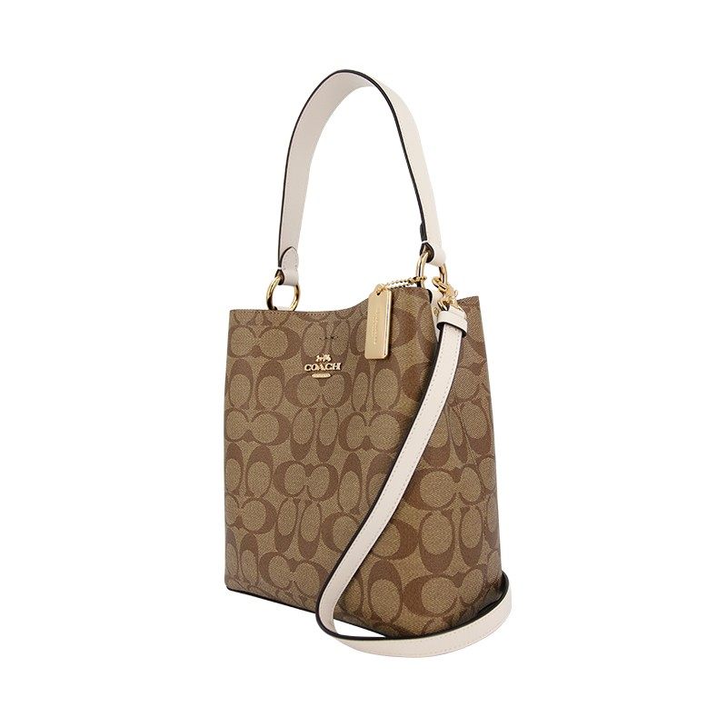 【自营】coach女士town单肩水桶包 天猫国际自营时尚范女士包袋
