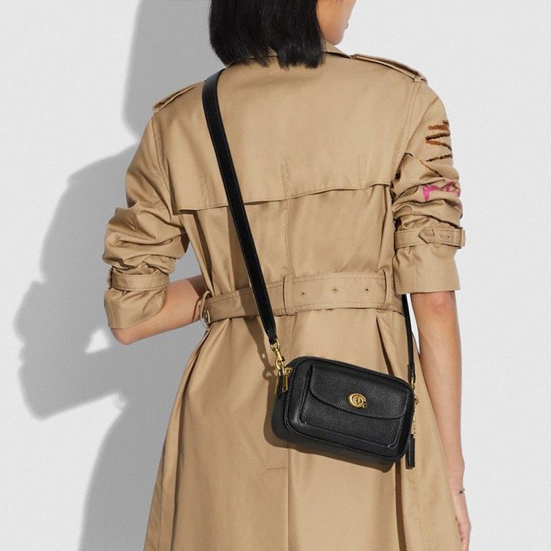 【直营】coach女士willow配皮相机包 天猫国际时尚直营女士包袋