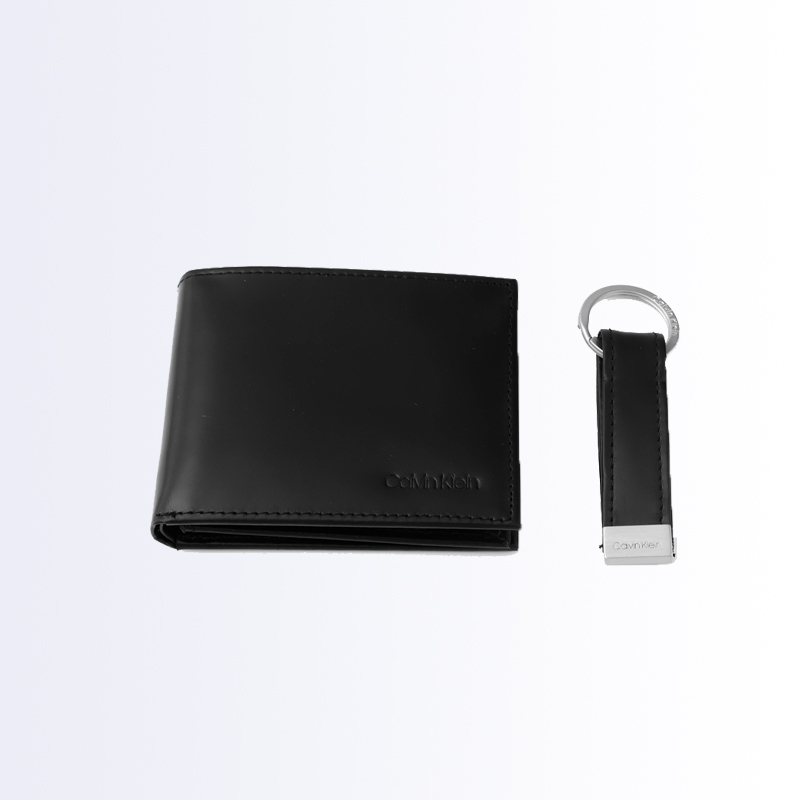 【自营】Calvin Klein/凯文克莱男短款钱包商务便捷皮夹折叠钱夹