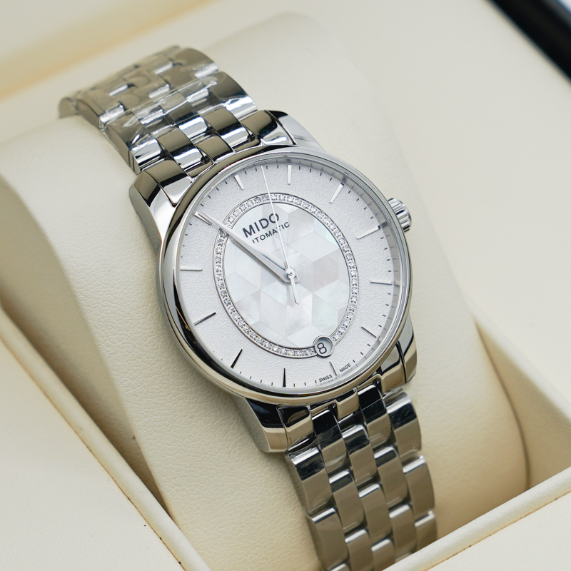 【自营】中古全新未使用美度贝伦赛丽系列女表机械手表瑞士送礼物 - 图0