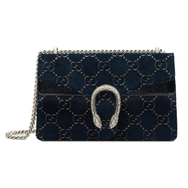 【直营】gucci女士天鹅绒小号链条包 天猫国际时尚直营女士包袋