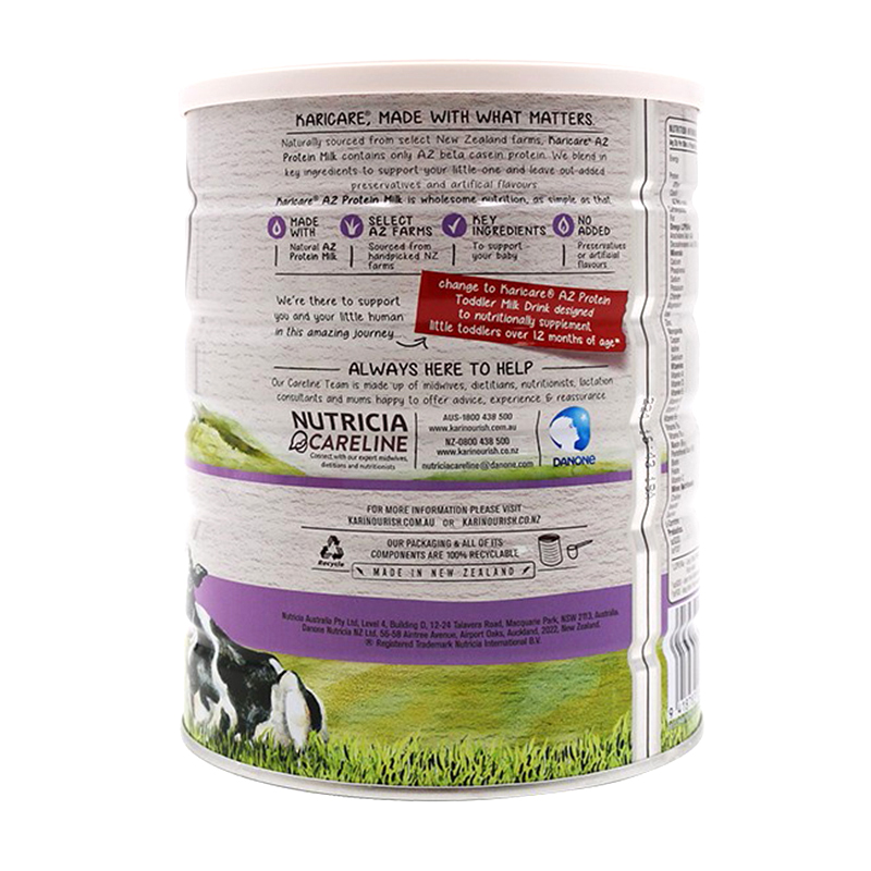天猫国际母婴直营【直营】澳洲可瑞康a2装酪蛋白婴幼儿牛奶粉2段 6-12个月900g*2罐1