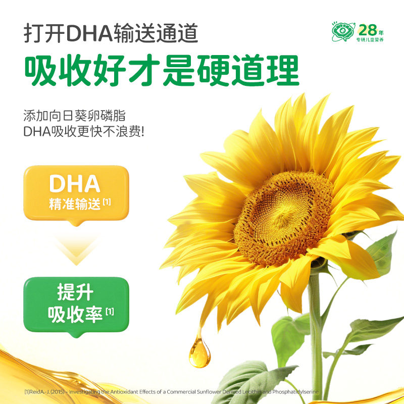 【自营】童年时光ChildLife藻油DHA*4婴幼儿童学生补脑护眼
