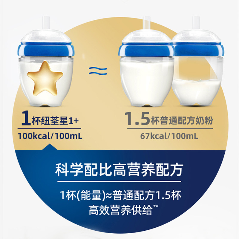 【自营】港版纽荃星壹加成长全营养配方粉400g 1-10岁适用早产儿