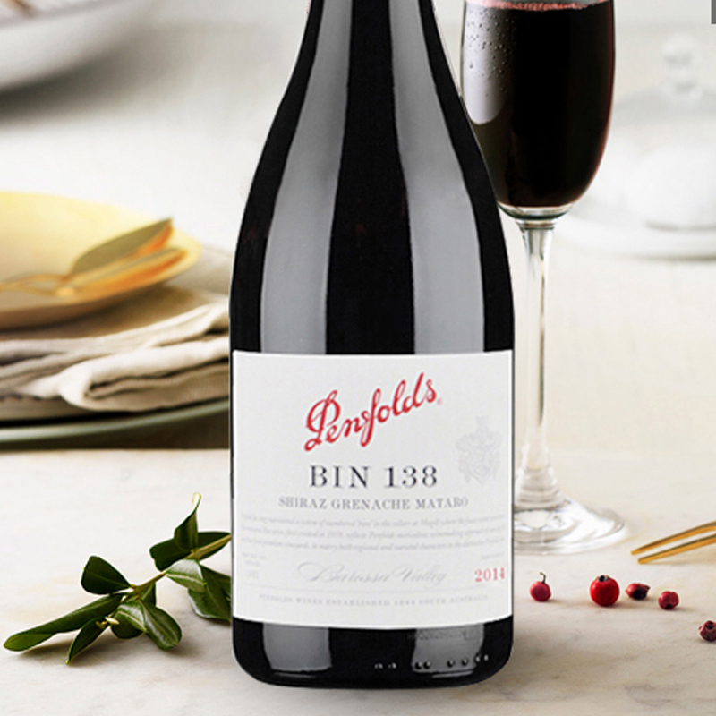 【自营】penfolds/奔富BIN138干红葡萄酒澳洲原瓶进口750ml*6支装-图1