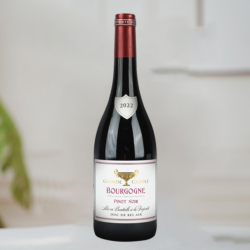 【自营】法国勃艮第大区黑皮诺/黑比诺干红原瓶Pinot Noir口粮酒