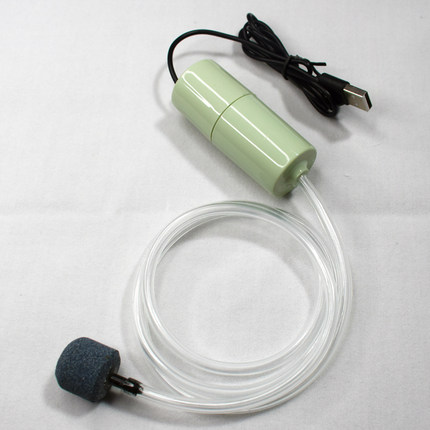 USB车载养鱼氧气泵鱼缸家用小型超静音便携增氧泵充电钓鱼打氧机-图0