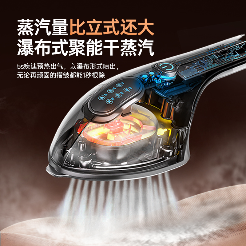 OJA手持挂烫机2024新款家用蒸汽小型熨烫机便携电熨斗烫衣服神器5