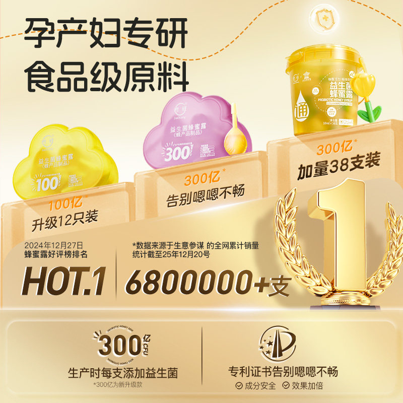 益生菌蜂蜜露孕妇专用待产妇开塞蜂蜜栓助产士推荐便宝宝老人通秘,淘宝优惠券,粉丝福利购,淘宝优惠卷