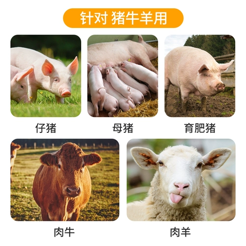 Электролитическая многоразмерная композитная аминокислотная свиная свинина, утка цыплята, яйца и птица 24 золотистых присадки для жидко