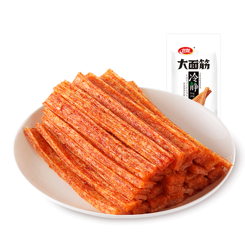 卫龙大面筋112g河南麻辣童年辣条 怡星食品豆腐干