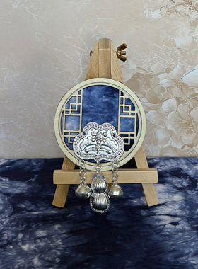 点招扎染扇冰箱贴传统非遗手工