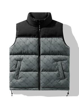 K 77867 Men's Quilted Sleeves Vest 棉马甲