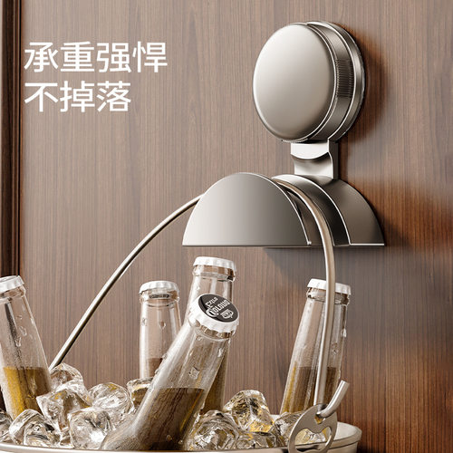 尔沫吸盘门后挂钩免打孔强力承重浴室粘钩入户门衣服置物架挂包 - 图1