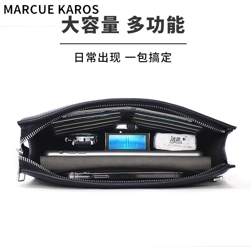 mk男士手包真皮商务休闲2021 partyplus男士包袋