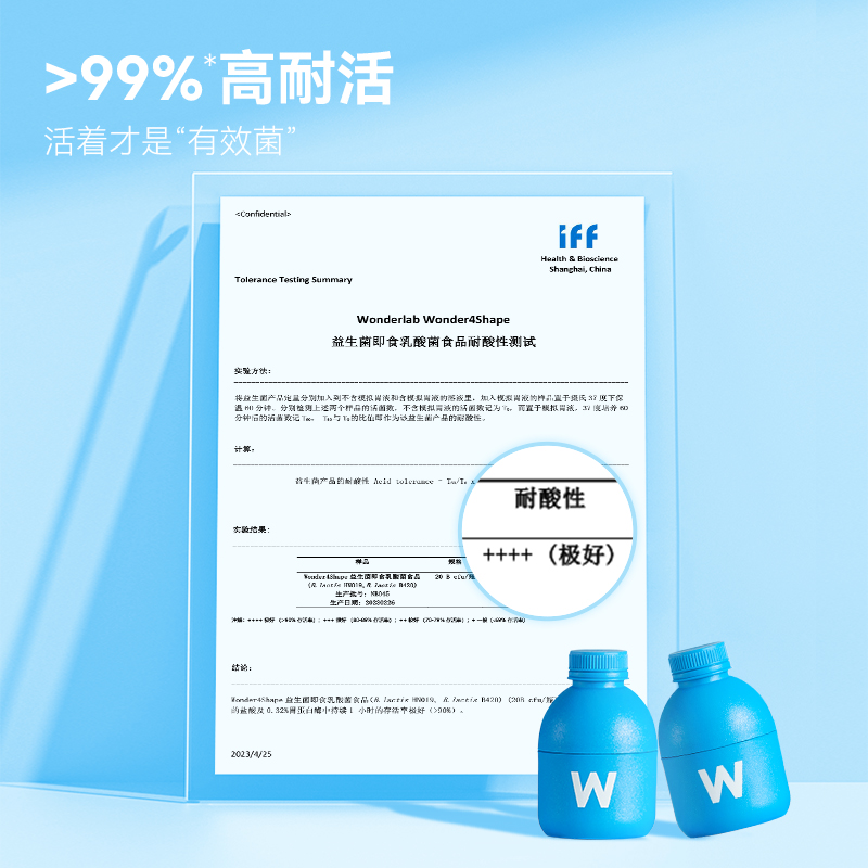 万益蓝WonderLab B420益生菌体重管理益生元冻干粉送礼官方正品