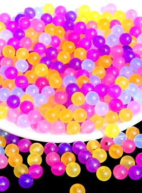 散珠材料新款手链8mm2025串珠紫外线串珠配件DIY变色珠手工流行