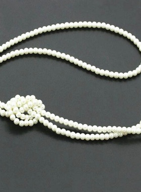 项链女款韩国时尚仿仿珍珠配饰韩版气质百搭多层毛衣链挂件装饰挂