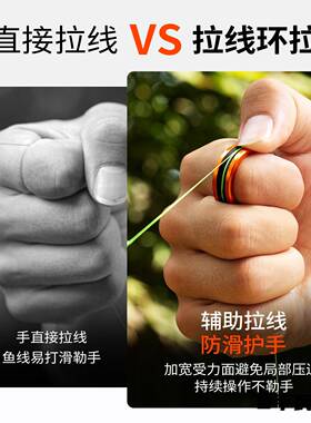 简约戒指拉线环合金垂钓用品线器