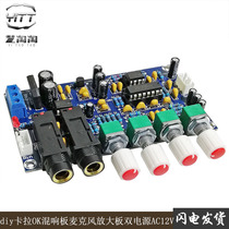 AC12V Karaoke reverberation board microphone amplifying board K song singing motion ring microphone power amplifier front-stage preposition module