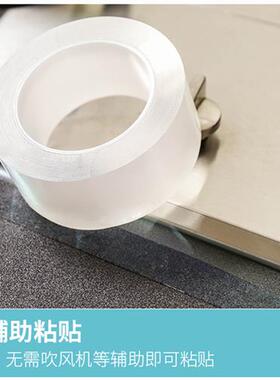 厨房地砖贴纸自粘卫生间防水防潮墙贴浴室瓷砖装饰美缝贴遮丑