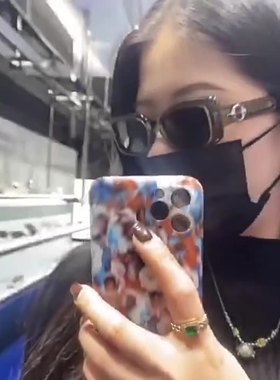 jennie同款椭圆高级感凹造型墨镜防晒防紫外线大脸显瘦潮流太阳镜