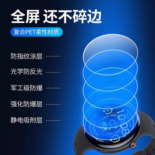 适用于vivoWatch6手表膜watch6保护膜新款智能运动手表6eSIM水凝膜高清防摔屏幕全覆盖屏幕防刮六代表盘贴膜 - 图0
