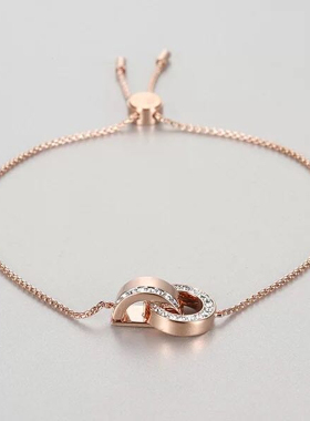 白金奥地利水钻手环