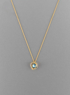 爱意网红同款镶嵌水钻吊坠项链