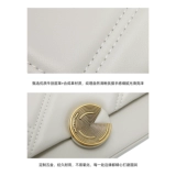 西木汀 Кожаная цепь, небольшая сумка через плечо, белая сумка на одно плечо, на цепочке