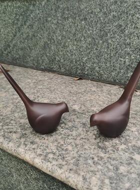 不锈钢精密铸造镜面鸽子小鸟摆件抽象写实动物软装配件艺雕塑