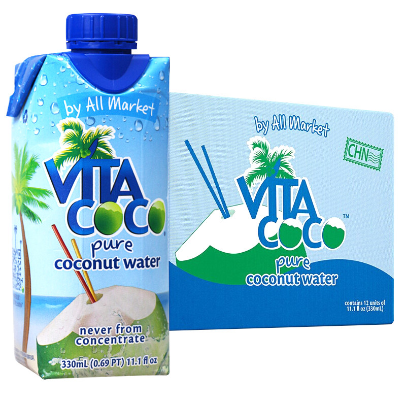 【券后93】vitacoco唯他可可椰子水瓶 佑众食品纯果蔬汁