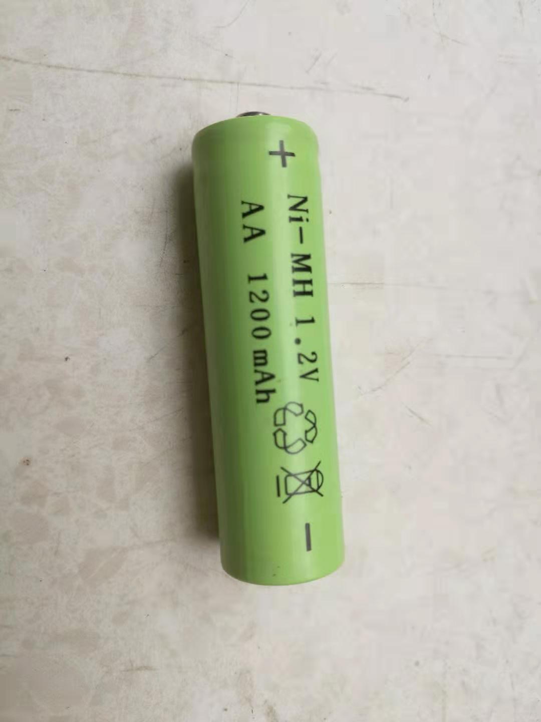 1.2v充电镍氢电池 3000mah  可充电纽扣电池5号镍氢 尖头 1200mah - 图1