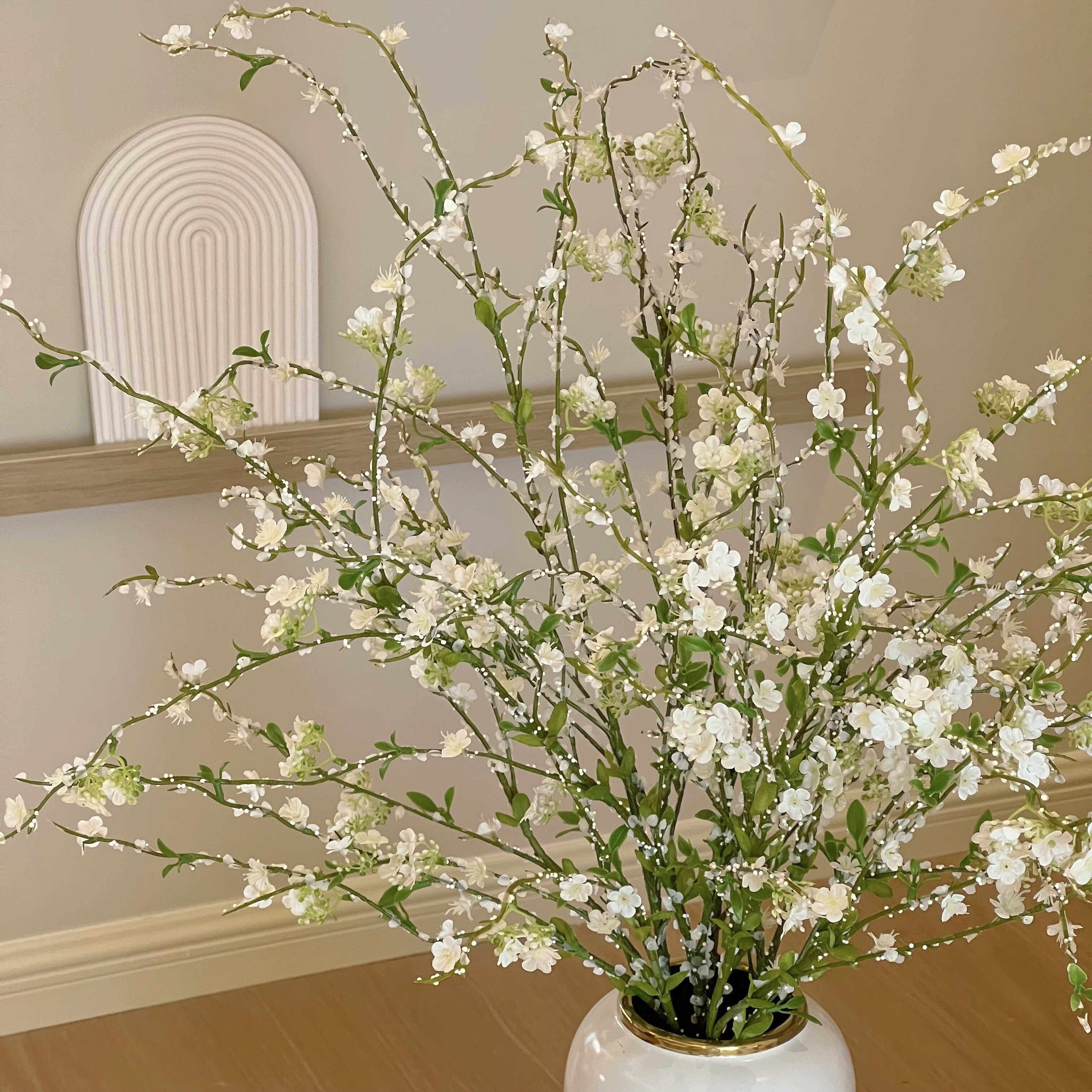 雪柳仿真花插花假花装饰仿生花花束花艺摆件家居饰品花仿真花,淘宝优惠券,粉丝福利购,淘宝优惠卷