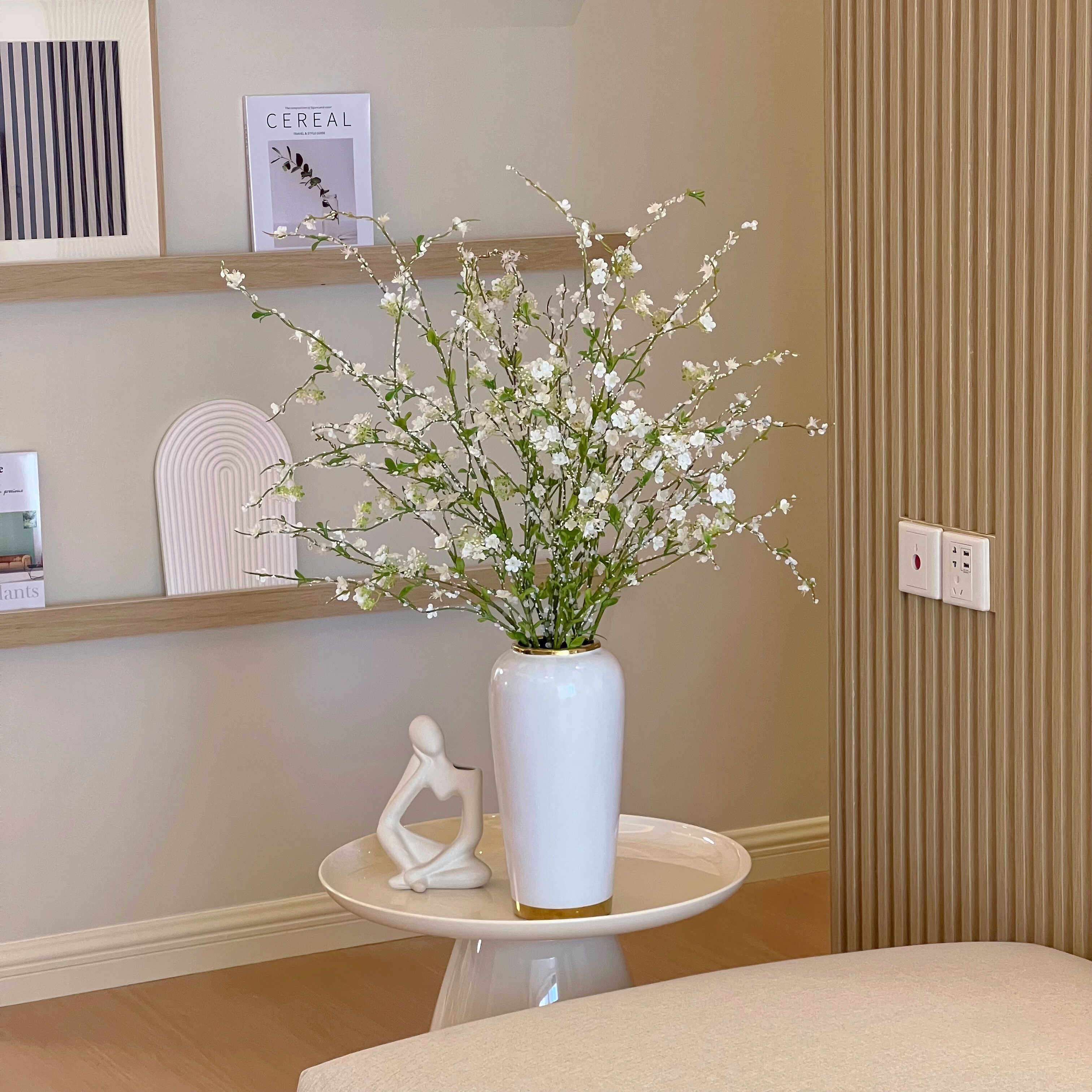 雪柳仿真花插花假花装饰仿生花花束花艺摆件家居饰品花仿真花,淘宝优惠券,粉丝福利购,淘宝优惠卷