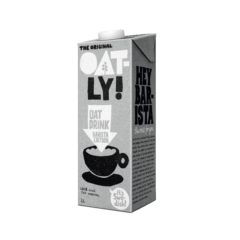 瑞士oatly咖啡大师1l进口牛奶燕麦 卡然食品冲饮麦片