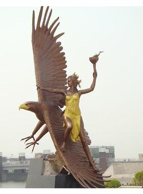 动物雕塑组装摆件动物人物抽象园林景观公园小品锻铜广场厂家